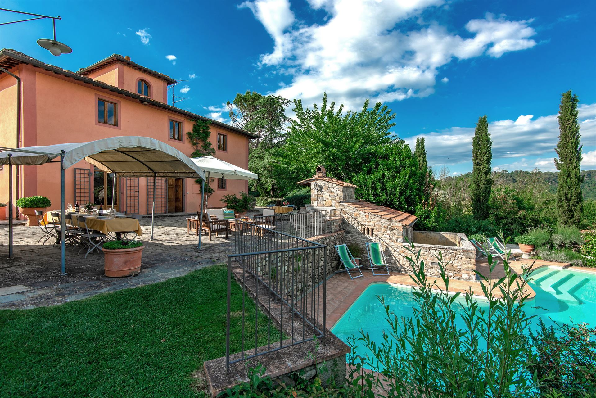 Tuscany Villa Casale del Lago - Rental in San Casciano in Val di Pesa -  Florence and Chianti - Tuscany