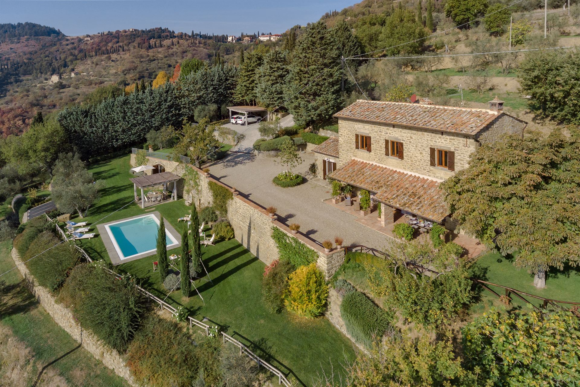 Tuscany Villa Villa Tegognano Rental in Cortona Arezzo and